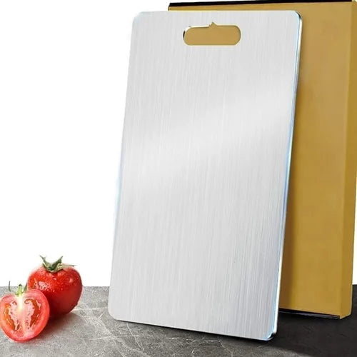 stainless chopping board